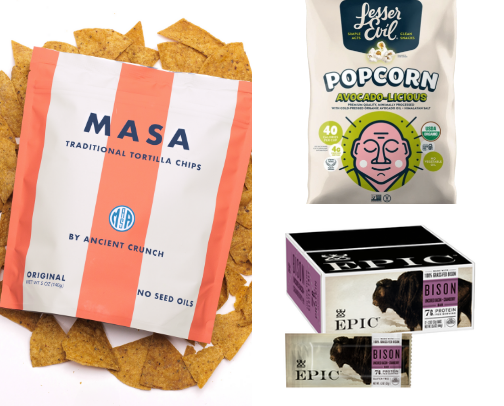 🥣 Clean Snacks: Less Processed, Seed-Oil Free & Family-Approved cover photo collage