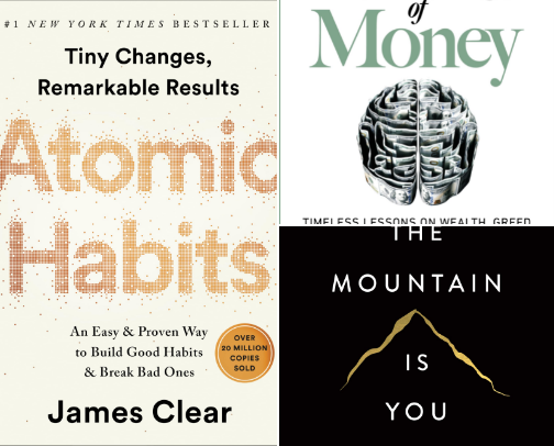 📚 Books That Changed My Mood, Mindset, or Money cover photo collage