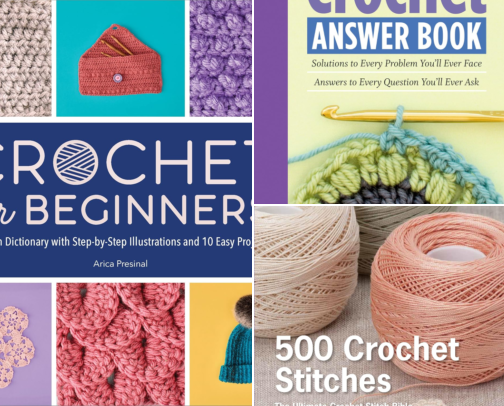 Best Crochet Books for Beginners & Beyond cover photo collage