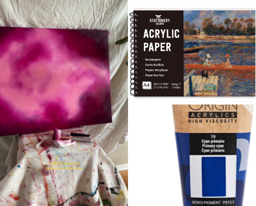 Getting Started with Acrylic Painting 🎨 | Products and tips to help create art with acrylic paint! cover photo collage