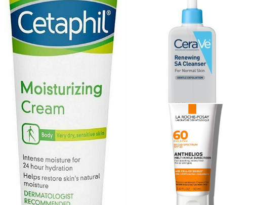 The best skin care products cover photo collage