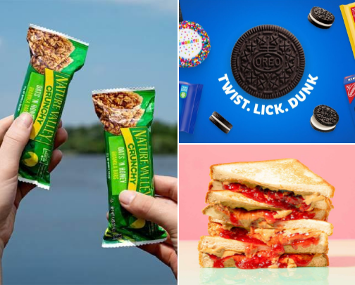 Go to snacks for busy days! cover photo collage