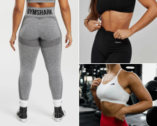 Active wear that makes me feel great cover photo collage