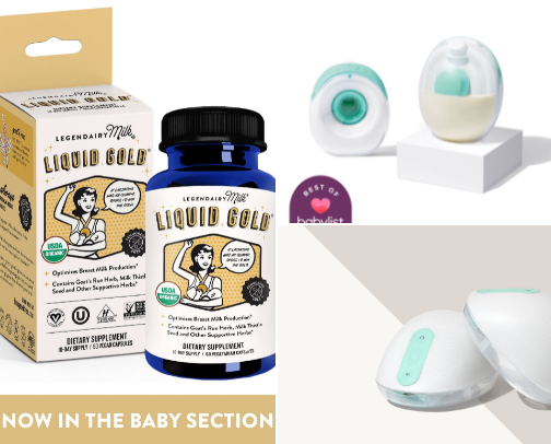 Nursing / pumping essentials - starting solids cover photo collage