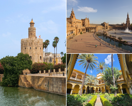Trip to Seville💃🏻🇪🇸 cover photo collage