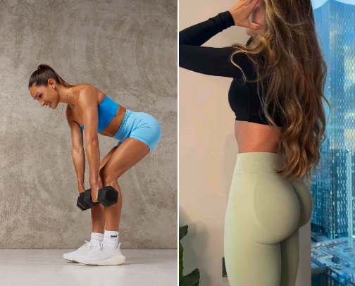 🍑booty burnout-home workout plan for glutes and legs cover photo collage