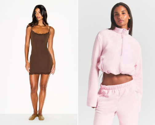 The Viral SKIMS Slip Dress Everyone’s Obsessed With 💕 cover photo collage