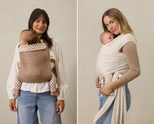 The best baby wearing options for comfort, ease and closeness! cover photo collage