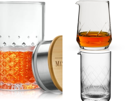 I Finally Found Barware That Stirs and Pours Without Ice Spilling Out cover photo collage