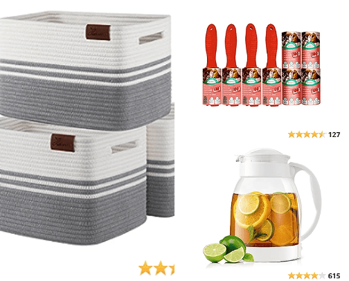 Great household items on a budget. cover photo collage