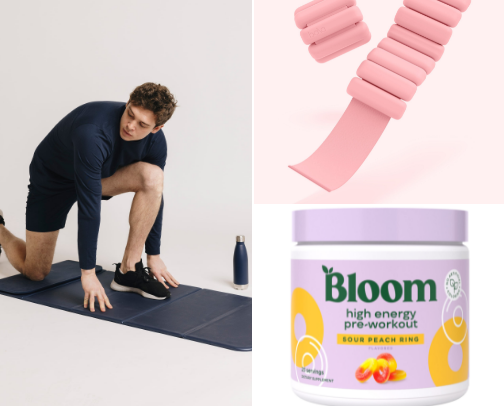 Pilates must haves as a 35 year old mom cover photo collage