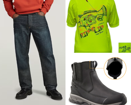 Clothing cover photo collage