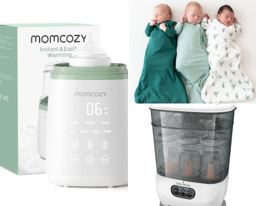 Baby Needs Love….and Mama Does Too: Newborn Nurse-Approved Must Haves cover photo collage