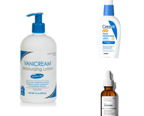 Skincare cover photo collage