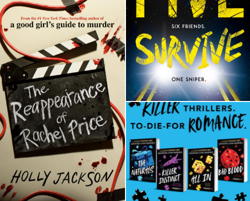 Thriller book recs from someone who doesn't like thrillers cover photo collage