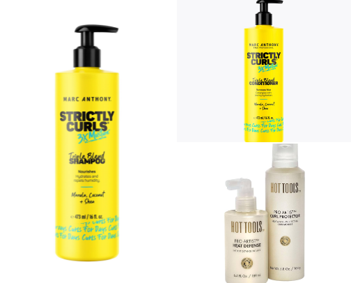 Curly/wavy girl must haves cover photo collage