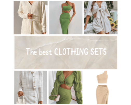 The best CLOTHING SETS 👗 cover photo collage