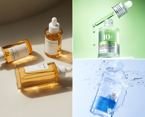 Fungal Acne Safe K-Beauty Serums cover photo collage