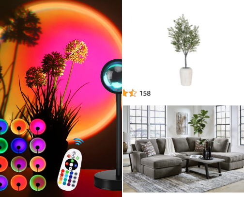 Beautiful home decor cover photo collage