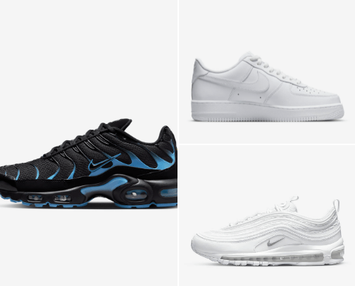 nike sneakers cover photo collage