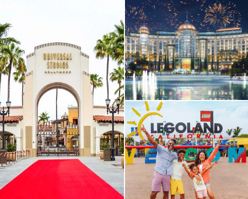Theme Park cover photo collage