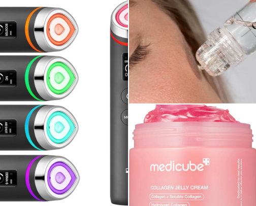 Skincare cover photo collage