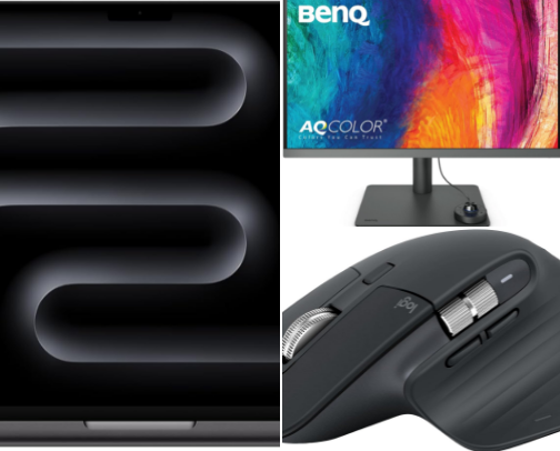 Pro Video Editing Desk Setup cover photo collage