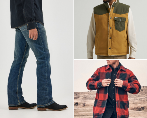 Wrangler Fall Fits cover photo collage