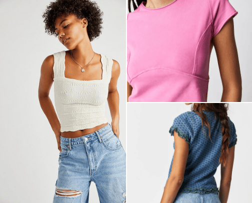 Cutest Tops From Free People cover photo collage