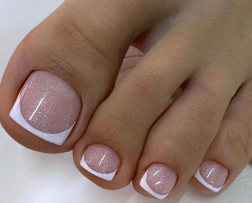Toe nails and nails cover photo collage