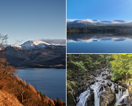 The highlands are calling cover photo collage