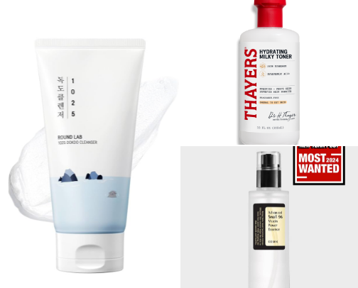 Skincare if your having issues with sensitivity. cover photo collage