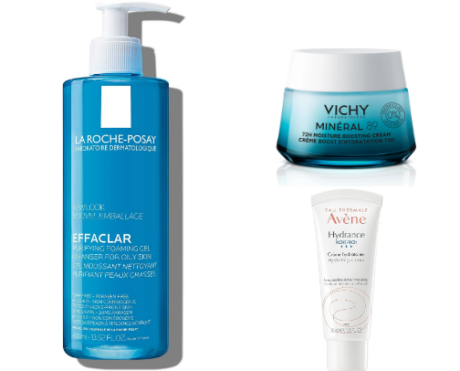 Skin care for perfect skin cover photo collage
