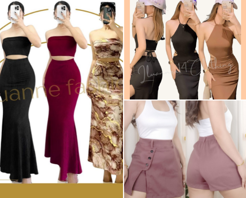 Women's apparel cover photo collage