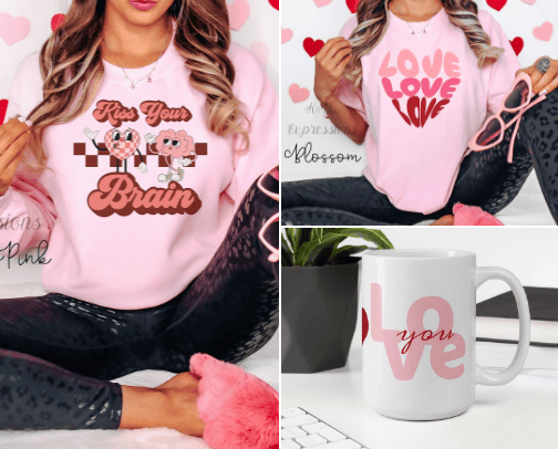 Valentine's Day ideas cover photo collage