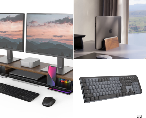 Ultimate Desk Set Up cover photo collage
