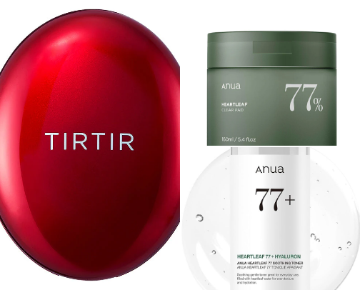Korean skin care cover photo collage