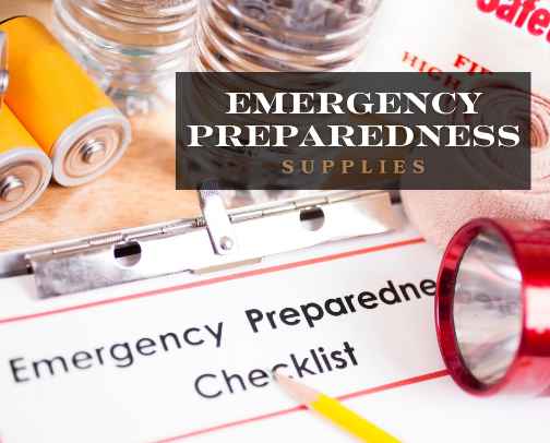 Emergency Preparedness Supplies cover photo collage