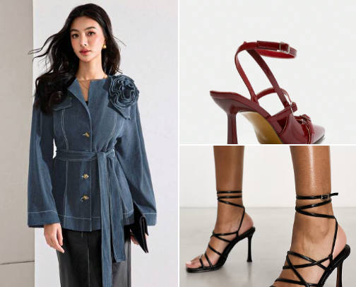 Fashion cover photo collage