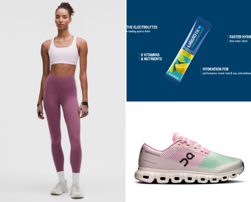 Mom workout essentials for nurtrition, c-section tummy control and hydration cover photo collage