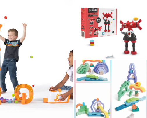 Toys for Toddlers and kids cover photo collage