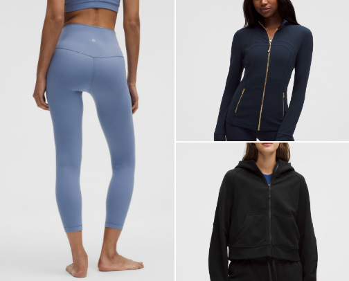 Lululemon Favorites cover photo collage