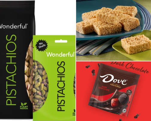 My favorite snacks! cover photo collage