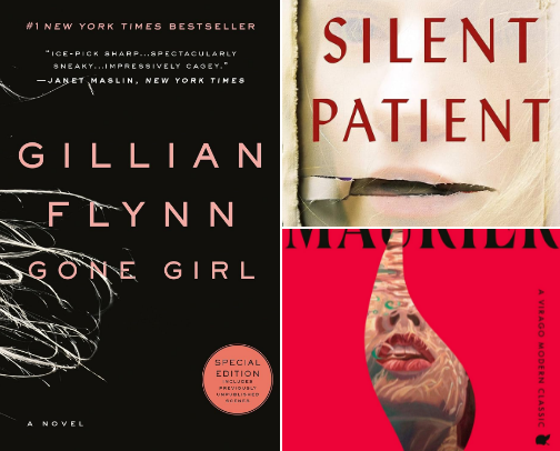 Psychological Thriller Books cover photo collage