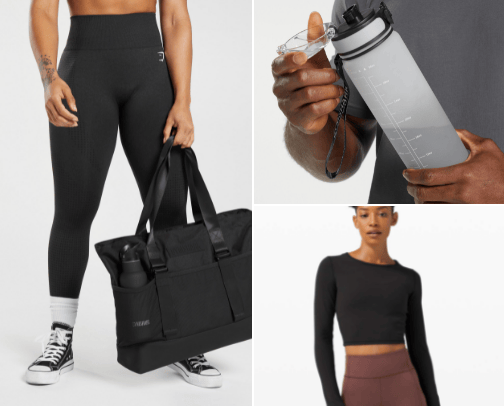 fav gym things🏋️‍♀️ cover photo collage