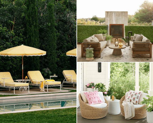 Beautiful Patio And Outdoor Furniture cover photo collage