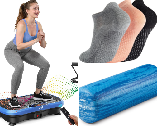 Exercise Stuff for 40 Plus! cover photo collage