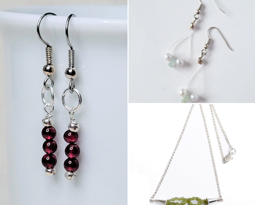 Birthstone Jewellery Gift Guide cover photo collage