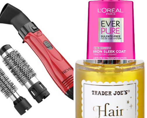 Hair care / tools cover photo collage