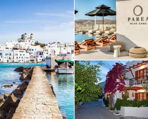 Paros cover photo collage